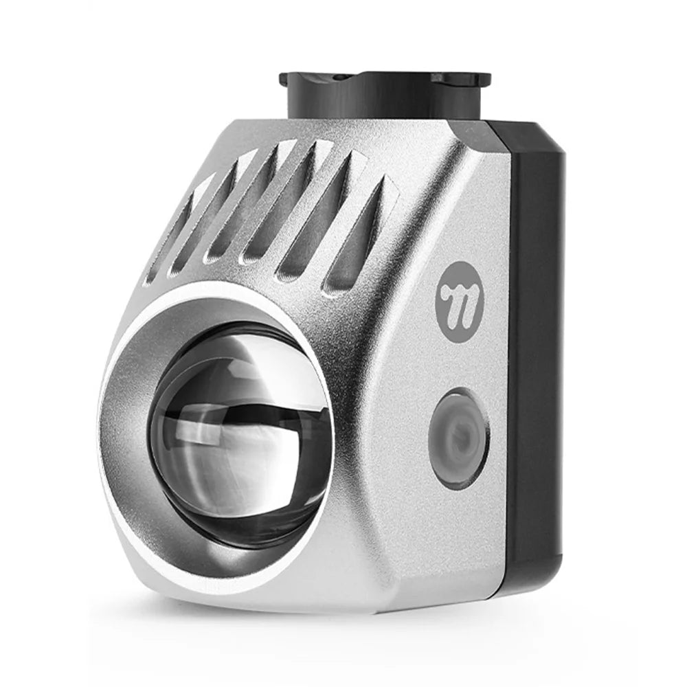 WEST BIKING YP0701504 1600lm Bike Front Light IPX6 Waterproof USB-C Rechargeable LED Headlight - Silver - 1