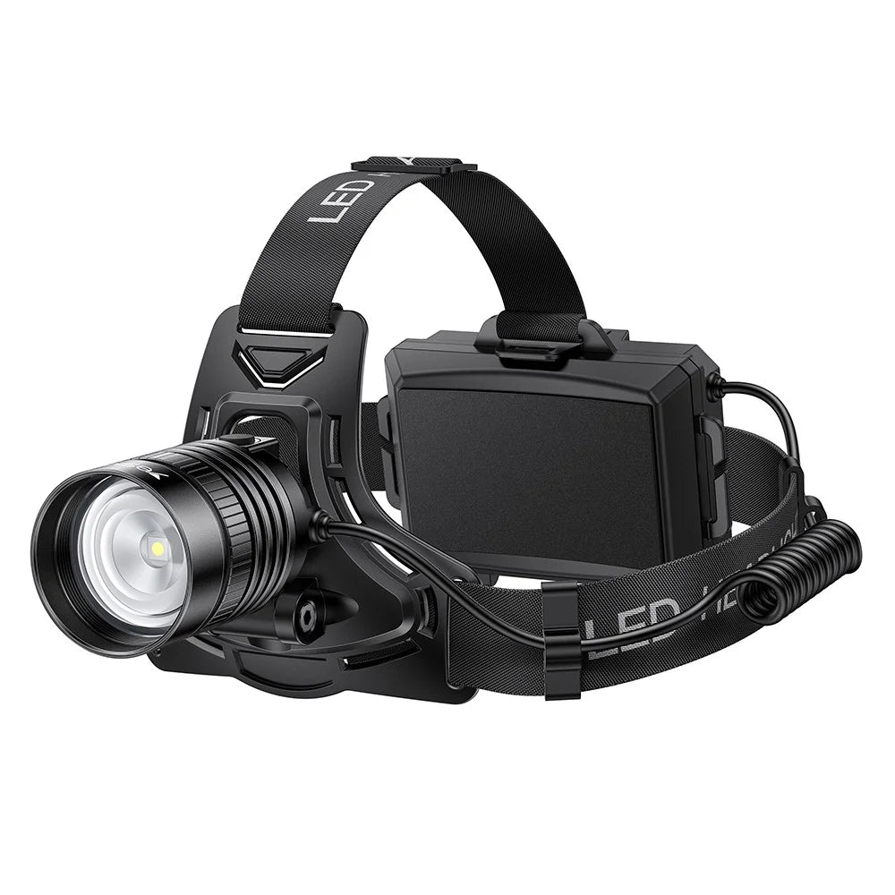 YESIDO TC13 LED Headlamp 500LM Rechargeable Wave Sensor 3 Modes Zoomable Headlight for Outdoor Fishing - 1