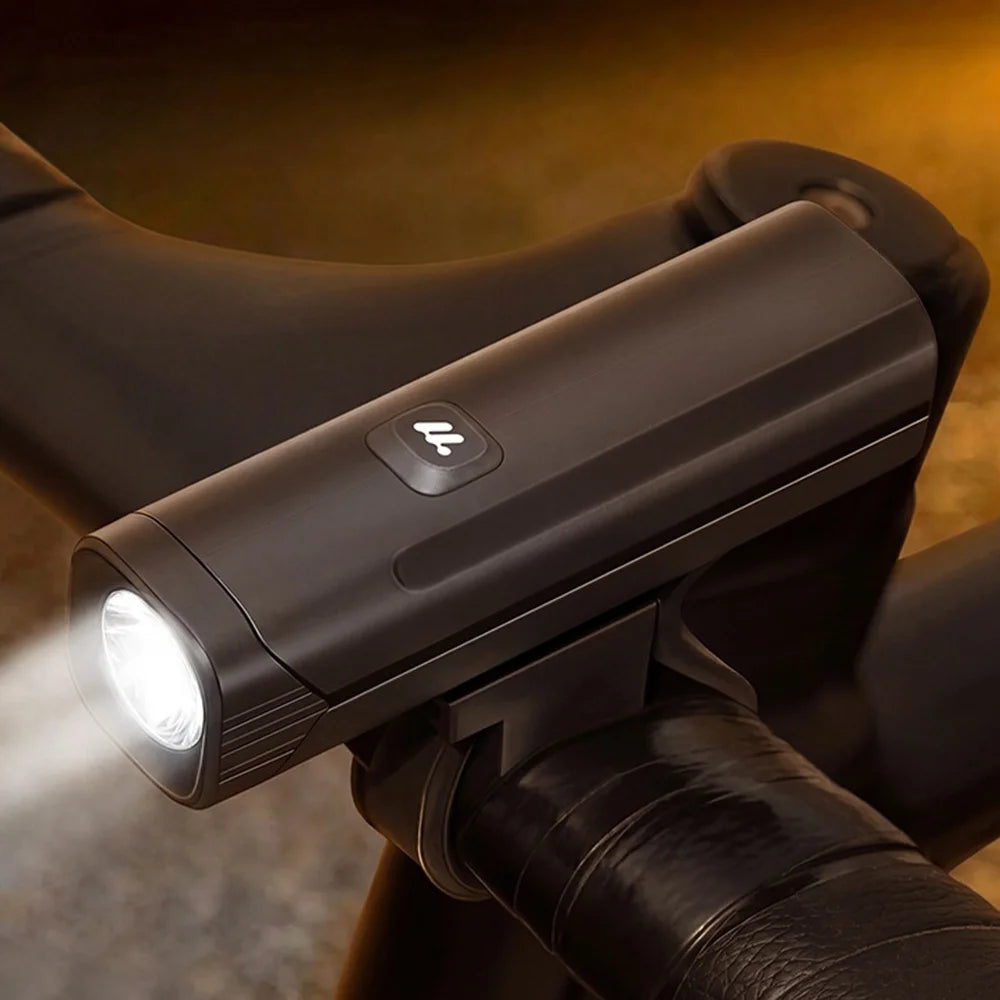 WEST BIKING YP0701507 Bike Light 400 Lumens IP66 Waterproof USB-C Rechargeable LED Front Light for Cycling - Black - 7