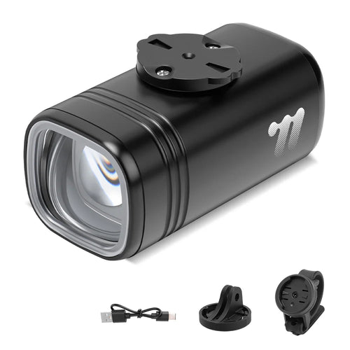 WEST BIKING YP0701511-512 Bicycle Light 1300LM IPX6 Waterproof Bike Headlamp for Cycling - Black / Suspended Mount - 1