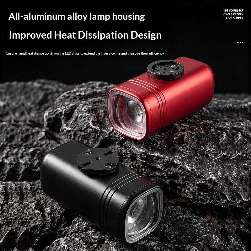 WEST BIKING YP0701511-512 Bicycle Light 1300LM IPX6 Waterproof Bike Headlamp for Cycling - Black / Suspended Mount - 5