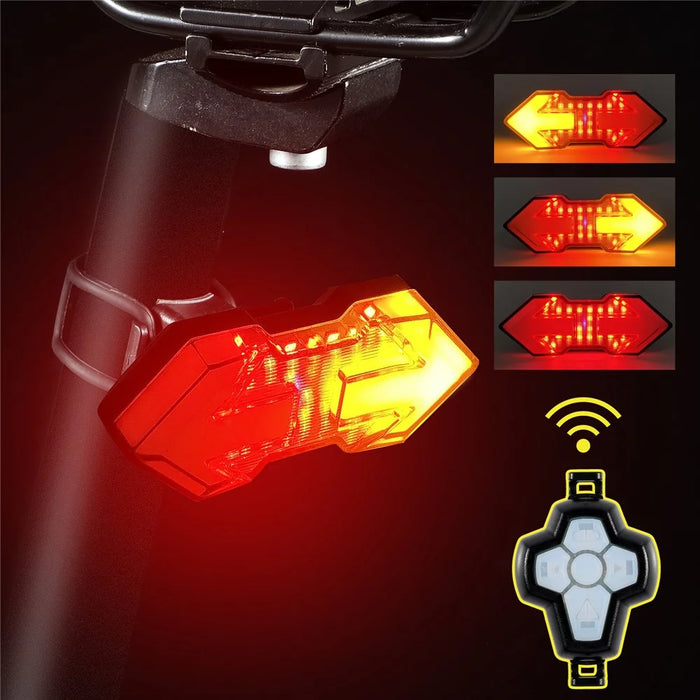 WEST BIKING YP0701299 Remote Control Bicycle Tail Light USB Rechargeable 5 Modes Cycling Rear Warning Lamp - 3
