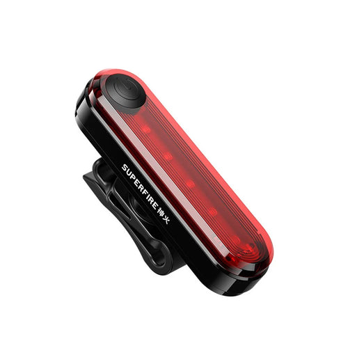 SUPERFIRE BTL01 620nm Wavelength USB Rechargeable Bike Cycling LED Tail Light Waterproof Bicycle Warning Rear Lamp - 1