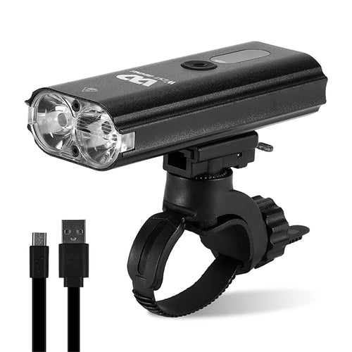 WEST BIKING YP0701309 Waterproof USB Rechargeable Bicycle Light Battery Display Bike Flashlight MTB Road Cycling LED Headlight - 1