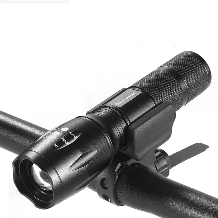 WEST BIKING YP0701162 Bicycle Front Flashlight 3 Modes Lamp Super Bright Retractable Zoom Light Cycling Mini Torch - 2