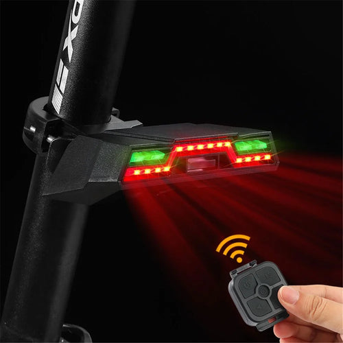 WEST BIKING YP0701259B Bicycle Wireless RC Rechargeable Bike Night Warning Light Bicycle Streamer Steering Taillight - 1