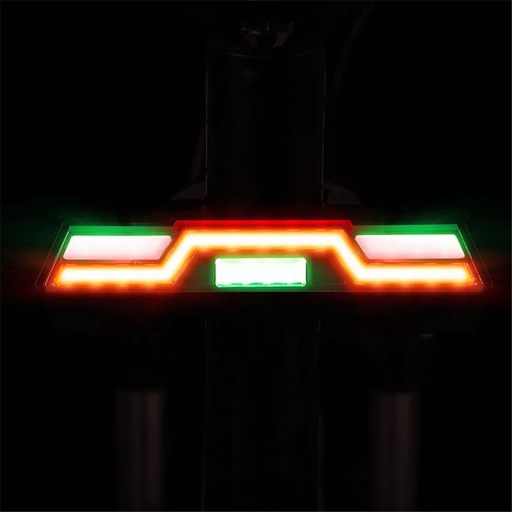 WEST BIKING YP0701259B Bicycle Wireless RC Rechargeable Bike Night Warning Light Bicycle Streamer Steering Taillight - 3