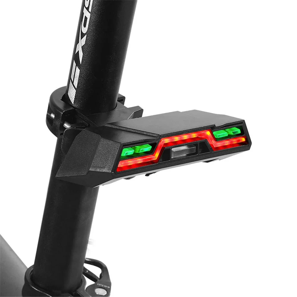 WEST BIKING YP0701259B Bicycle Wireless RC Rechargeable Bike Night Warning Light Bicycle Streamer Steering Taillight - 6