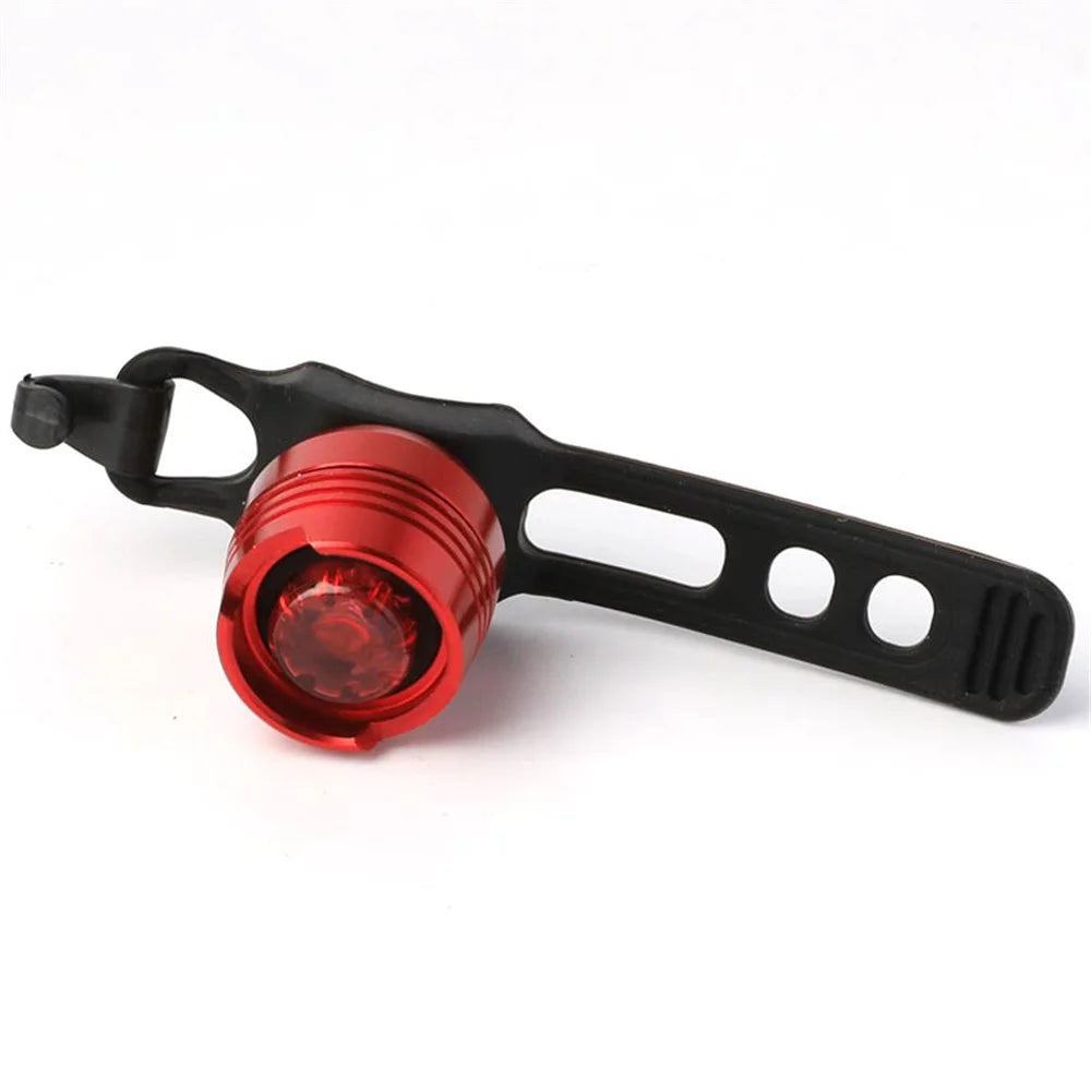 Bike Tail Light Powerful 3 Light Modes Bicycle Back Taillight Aluminum Alloy Road Cycling Light - Red - 1