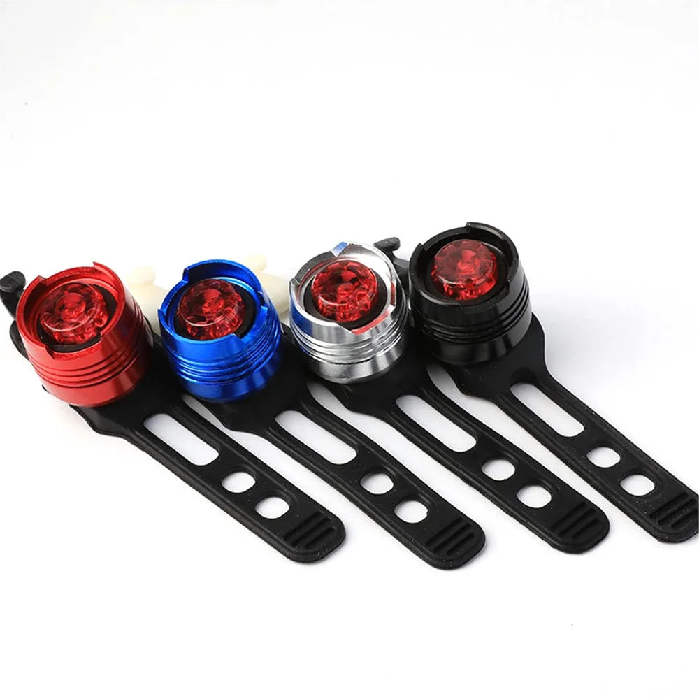 Bike Tail Light Powerful 3 Light Modes Bicycle Back Taillight Aluminum Alloy Road Cycling Light - Red - 5