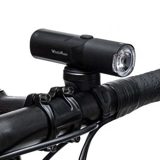 WIND&MOON M02-400 Bright LED Bike Front Light Rechargeable Waterproof Bicycle Outdoor Cycling Safety Lamp Torch - 1