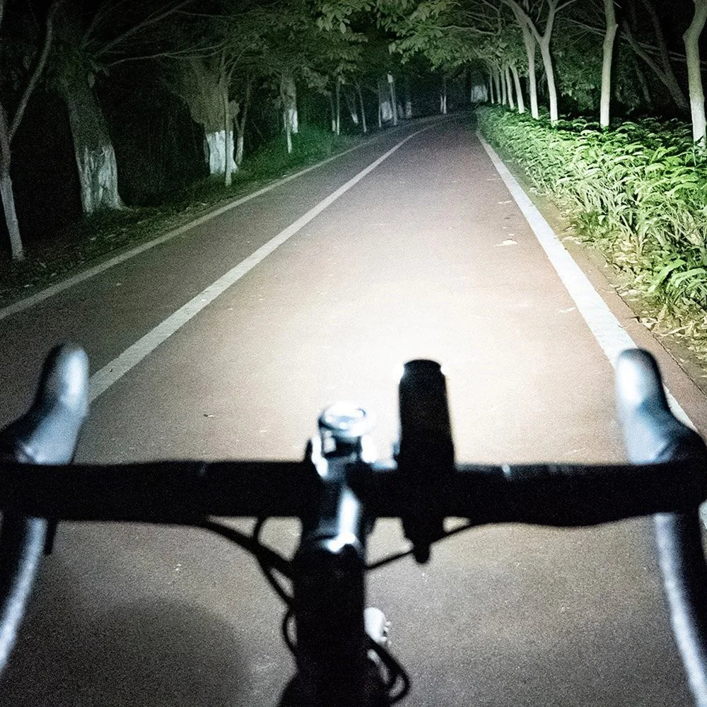 WIND&MOON M02-400 Bright LED Bike Front Light Rechargeable Waterproof Bicycle Outdoor Cycling Safety Lamp Torch - 4