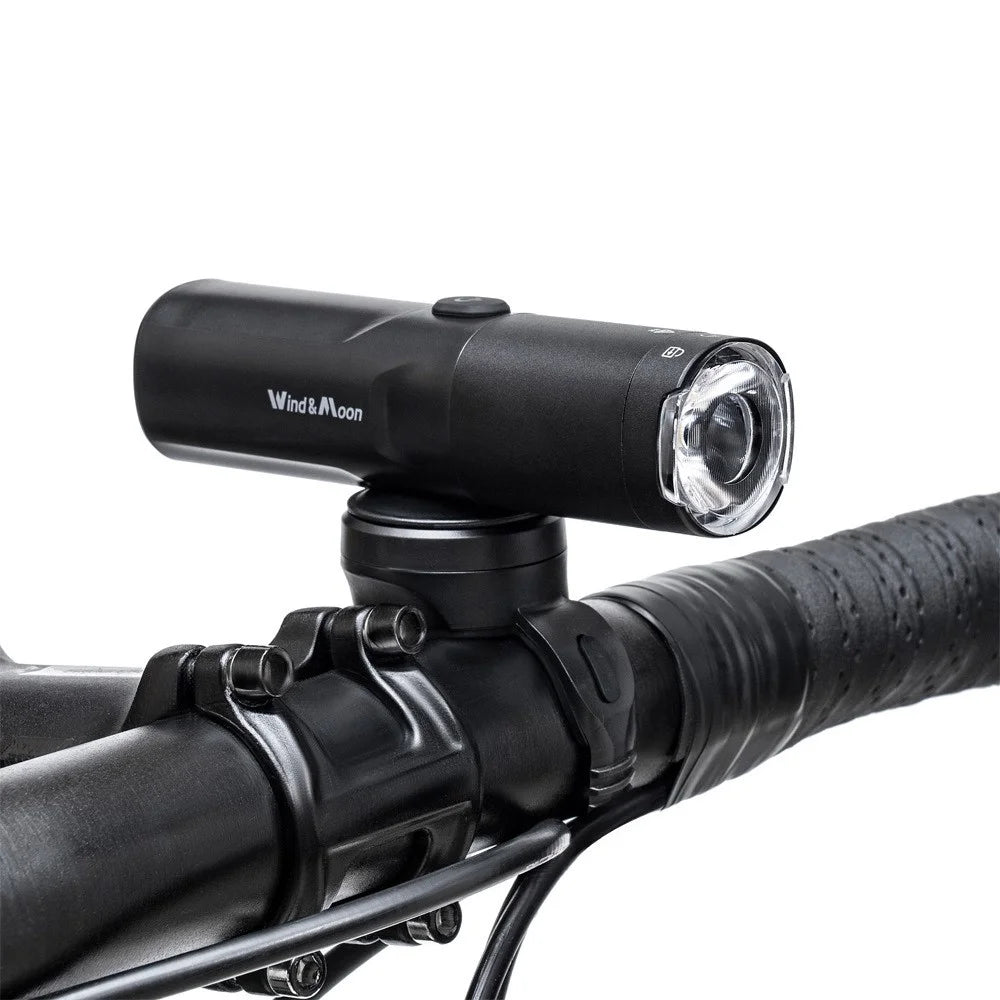 WIND&MOON M03-800 German Standard Super Bright LED Bike Front Light Torch Waterproof Anti-glare Bicycle Night Cycling Safety Lamp - 1