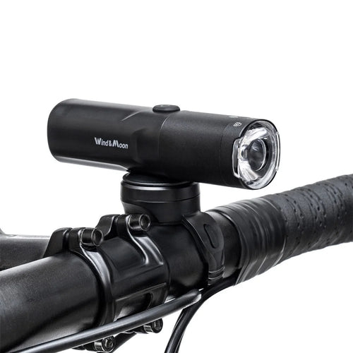 WIND&MOON M03-800 German Standard Super Bright LED Bike Front Light Torch Waterproof Anti-glare Bicycle Night Cycling Safety Lamp - 1