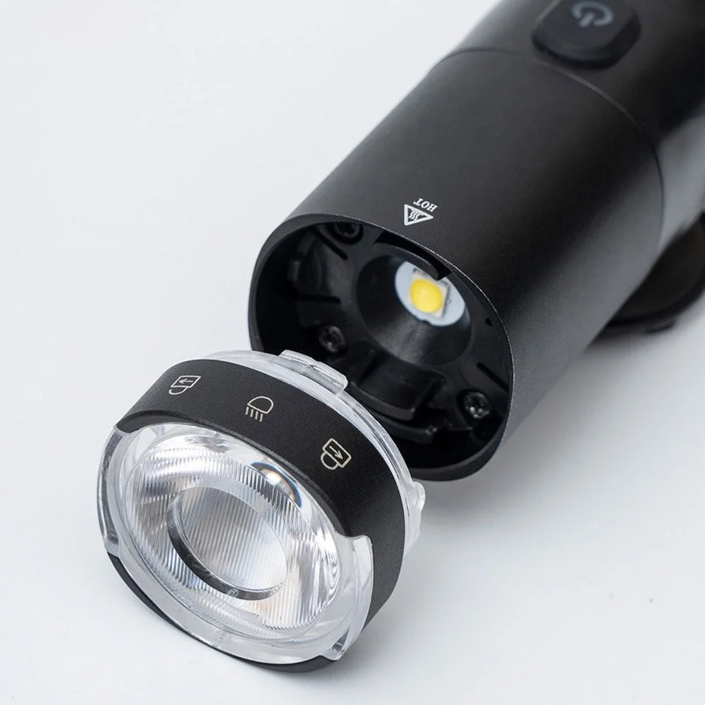 WIND&MOON M03-800 German Standard Super Bright LED Bike Front Light Torch Waterproof Anti-glare Bicycle Night Cycling Safety Lamp - 3