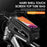 WEST BIKING YP0707293 2L MTB Road Bicycle Top Tube Hard Shell Storage Bag Bike Front Beam Touch Screen Phone Holder Bag - Black - 3