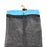 LUCKSTONE Size S Foldable Laundry Bag Storage Clothes Organizer Drawstring Mesh Bag for Camping and Travel - Black/Blue - 3