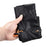 LUCKSTONE Size S Foldable Laundry Bag Storage Clothes Organizer Drawstring Mesh Bag for Camping and Travel - Black/Blue - 7