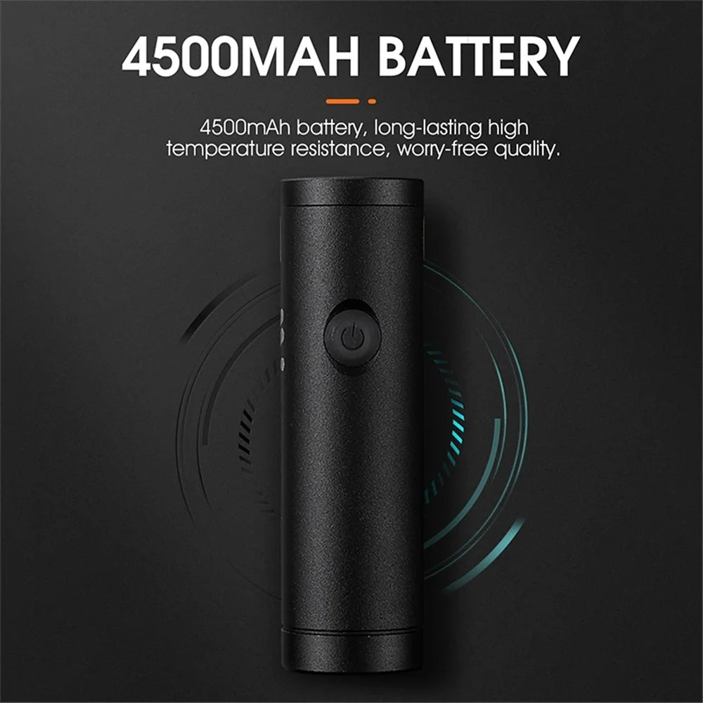 WEST BIKING YP0701323 Super Bright LED Bike Front Light Rechargeable Bicycle Night Cycling Safety Lamp Torch - Black - 6