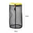 LUCKSTONE Size L Travel Camping Supply Drawstring Mesh Laundry Storage Bag Fishing Net Easy Folding Organizer - Black/Green - 6