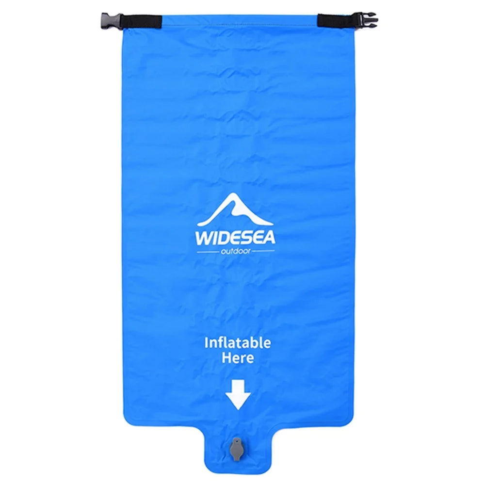 WIDESEA WSCM-999 Camping Portable Foldable Inflatable Air Bag for Outdoor Hiking Trekking - Blue - 1