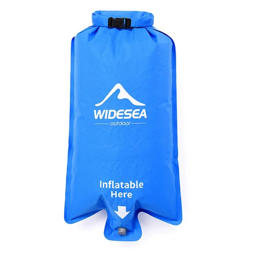WIDESEA WSCM-999 Camping Portable Foldable Inflatable Air Bag for Outdoor Hiking Trekking - Blue - 2