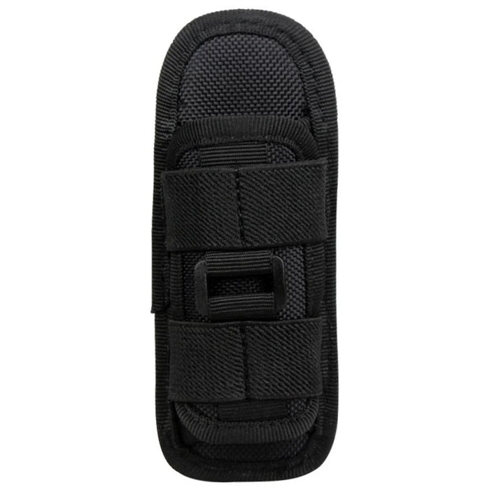 H-133 Outdoor Tactical Flashlight Pouch Holster 360 Degree Rotating Waist Bag for Belt Torch Cover Hunting Lighting Pouch - Black - 2