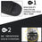 H-133 Outdoor Tactical Flashlight Pouch Holster 360 Degree Rotating Waist Bag for Belt Torch Cover Hunting Lighting Pouch - Black - 5
