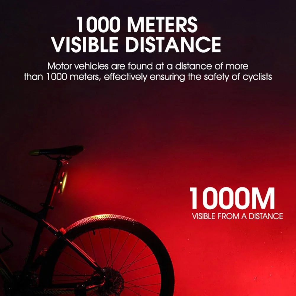 WEST BIKING YP0701224 Bicycle Rear Light USB Rechargeable 360 Degree Rotation IPX5 Waterproof Bike Tail Light - 4
