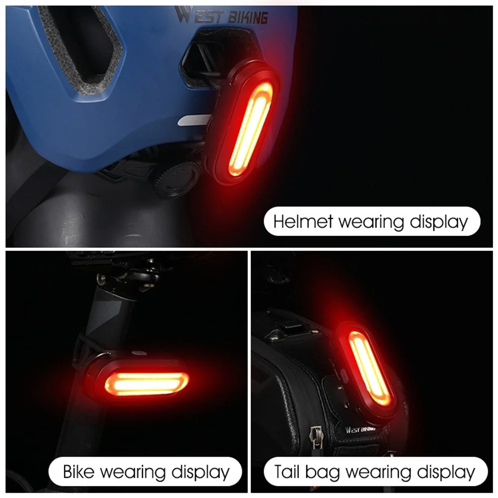 WEST BIKING YP0701224 Bicycle Rear Light USB Rechargeable 360 Degree Rotation IPX5 Waterproof Bike Tail Light - 5