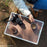 30L Foldable Car Trunk Wooden Lid Storage Box Outdoor Camping Fishing Picnic BBQ Car Food Container Organizer Box, Size S - 3