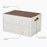 30L Foldable Car Trunk Wooden Lid Storage Box Outdoor Camping Fishing Picnic BBQ Car Food Container Organizer Box, Size S - 7