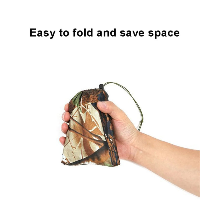 Portable Collapsible Basin Travel Foot Bath Bag Large Capacity Folding Washing Bucket - Camouflage - 4