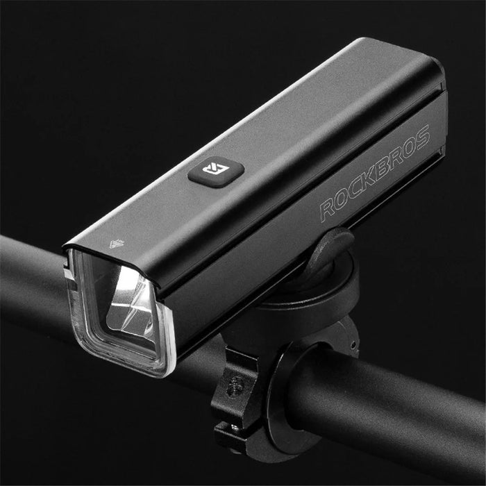 ROCKBROS RHL1000 Bright LED Bike Front Light Flashlight Rechargeable Bicycle Night Cycling Safety Lamp - 2