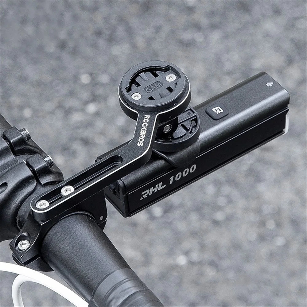 ROCKBROS RHL1000 Bright LED Bike Front Light Flashlight Rechargeable Bicycle Night Cycling Safety Lamp - 4