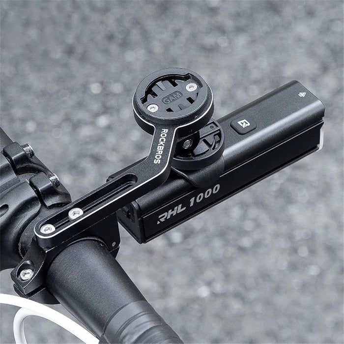 ROCKBROS RHL1000 Bright LED Bike Front Light Flashlight Rechargeable Bicycle Night Cycling Safety Lamp - 4