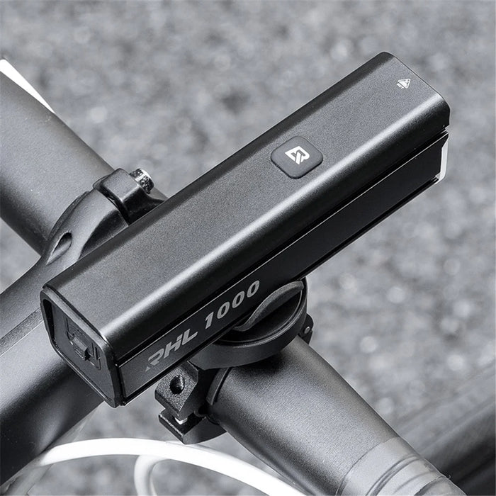 ROCKBROS RHL1000 Bright LED Bike Front Light Flashlight Rechargeable Bicycle Night Cycling Safety Lamp - 5
