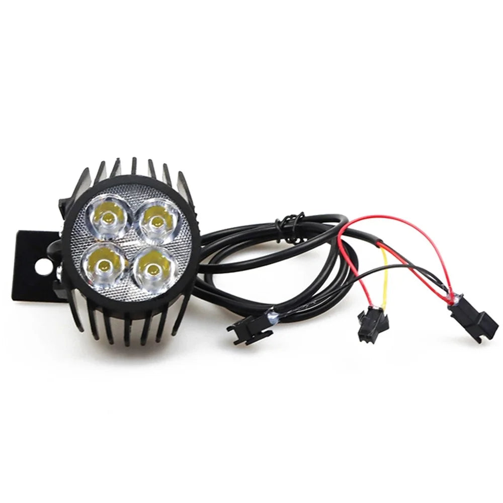 kdh-025 2-in-1 Electric Bicycle LED Headlight with Horn E-bike Modified Parts Headlight Replacement Accessories - 1