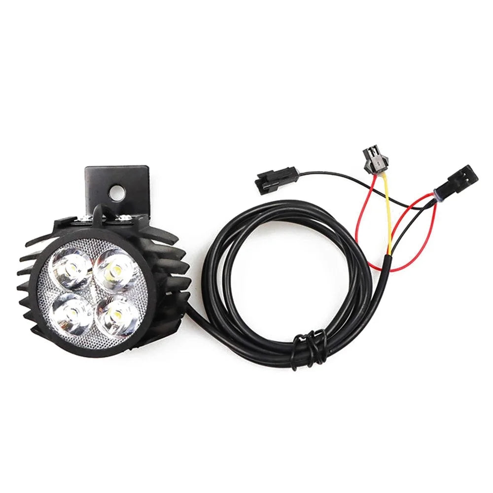 kdh-025 2-in-1 Electric Bicycle LED Headlight with Horn E-bike Modified Parts Headlight Replacement Accessories - 2