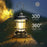 Portable Vintage Camping COB Light Rechargeable Outdoor Tent Lantern Hanging Lamp - Black - 5