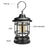 Portable Vintage Camping COB Light Rechargeable Outdoor Tent Lantern Hanging Lamp - Black - 6