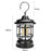 Portable Vintage Camping COB Light Rechargeable Outdoor Tent Lantern Hanging Lamp - Black - 7