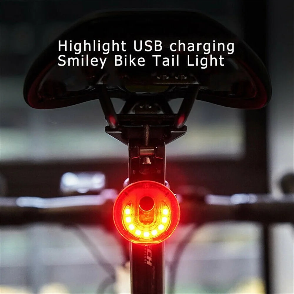 LEADBIKE A10 Universal Bike Taillight Water Resistant Bicycle Seat Rear Light with 360-Degree Rotating Bracket (USB Rechargeable) - 4
