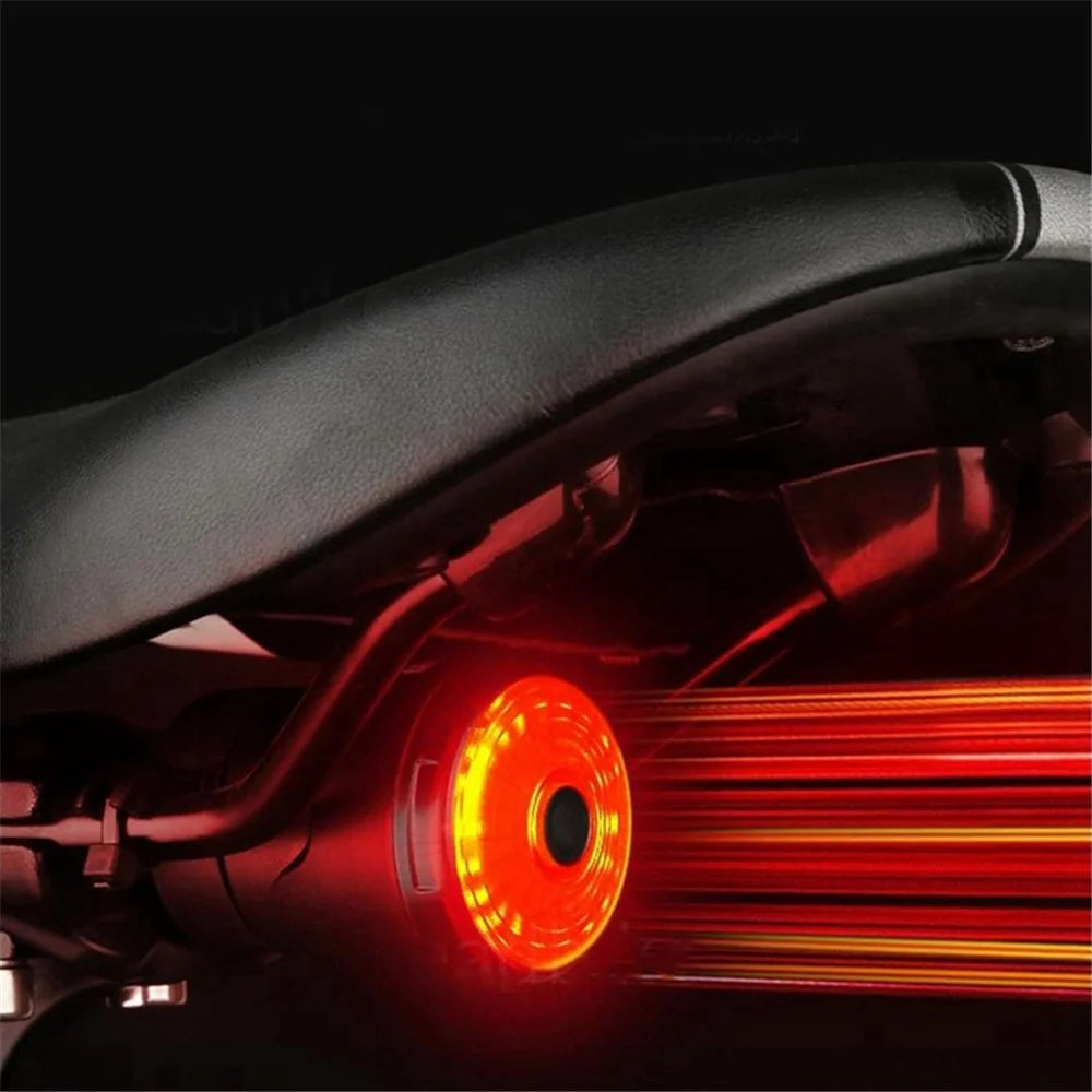 LEADBIKE LD75 Bicycle Rear Light USB Rechargeable Bike Safety Warning Smart Sensor Brake Tail Light - Bracket Mount Version - 4