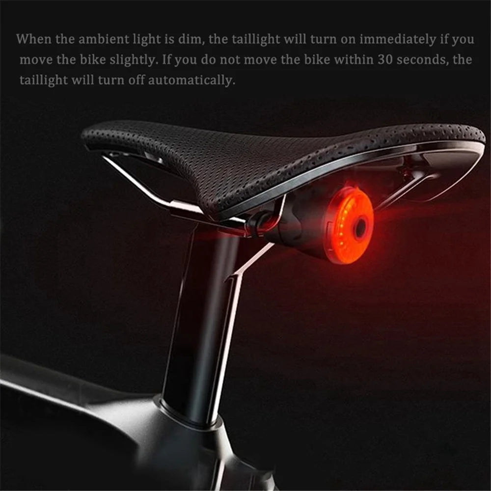 LEADBIKE LD75 Bicycle Rear Light USB Rechargeable Bike Safety Warning Smart Sensor Brake Tail Light - Bracket Mount Version - 7