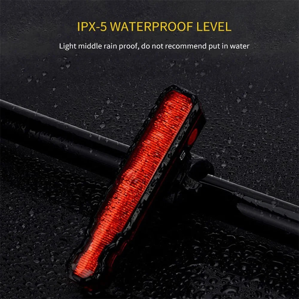 LEADBIKE LD51 Bike Cycling Laser LED Rear Light USB Rechargeable Waterproof Safety Warning Lamp Tail Light - 2