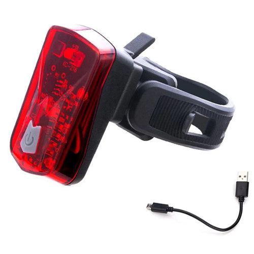 LEADBIKE LD41 USB Rechargeable Bike Tail Light Safety Warning Night Cycling Bicycle Waterproof Rear Light Lamp - 1