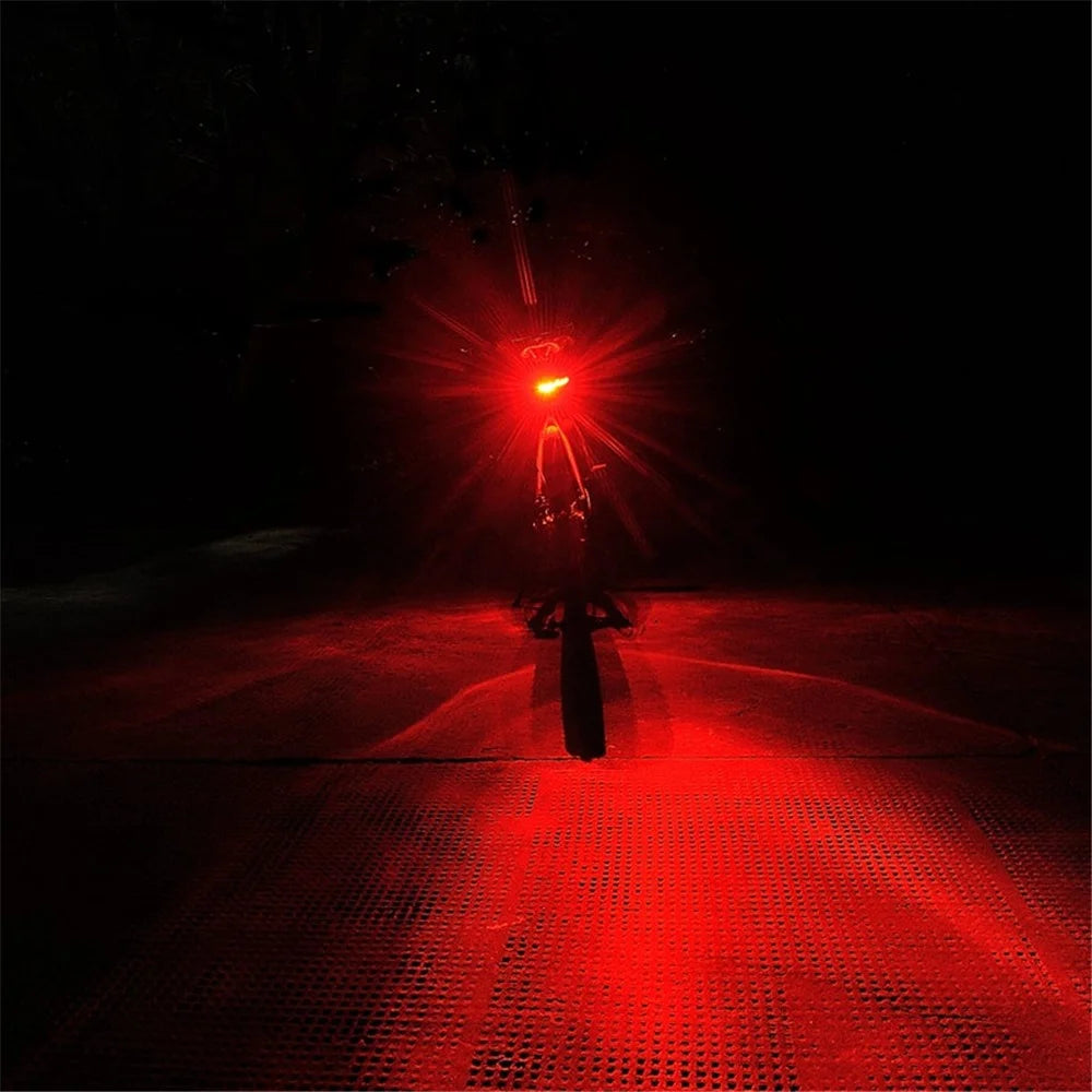 LEADBIKE LD41 USB Rechargeable Bike Tail Light Safety Warning Night Cycling Bicycle Waterproof Rear Light Lamp - 7