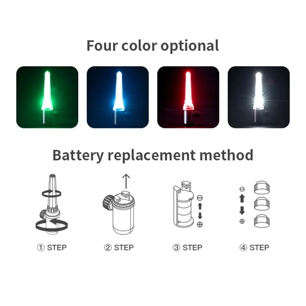 LEADBIKE LD58 Bright Bike Wheel Spoke Light Waterproof Cool LED Bicycle Lamp Decoration Velvet Light - Multi-color - 3