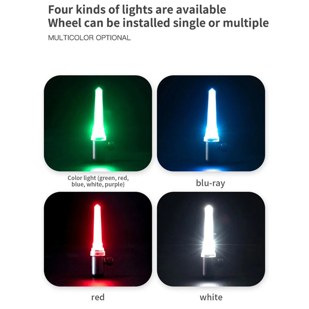 LEADBIKE LD58 Bright Bike Wheel Spoke Light Waterproof Cool LED Bicycle Lamp Decoration Velvet Light - Multi-color - 5
